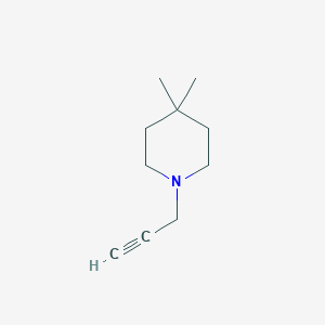 molecular formula C10H17N B3011827 4,4-Dimethyl-1-(prop-2-yn-1-yl)piperidine CAS No. 1340168-07-1