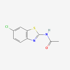 molecular formula C9H7ClN2OS B3012022 N-(6-chloro-1,3-benzothiazol-2-yl)acetamide CAS No. 16628-24-3