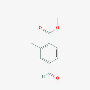 molecular formula C10H10O3 B3012191 Methyl 4-formyl-2-methylbenzoate CAS No. 74733-23-6