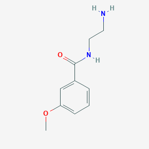 molecular formula C10H14N2O2 B3012211 N-(2-Aminoethyl)-3-methoxybenzamide CAS No. 789447-45-6