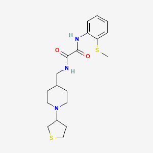 N1-(2-(methylthio)phenyl)-N2-((1-(tetrahydrothiophen-3-yl)piperidin-4-yl)methyl)oxalamide