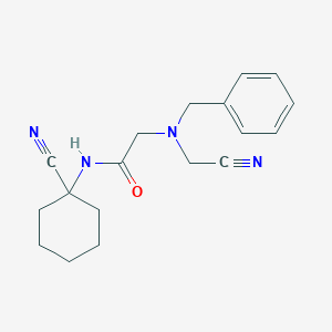 2-[benzyl(cyanomethyl)amino]-N-(1-cyanocyclohexyl)acetamide