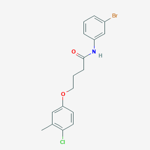 molecular formula C17H17BrClNO2 B3012484 N-(3-bromophenyl)-4-(4-chloro-3-methylphenoxy)butanamide CAS No. 691391-60-3