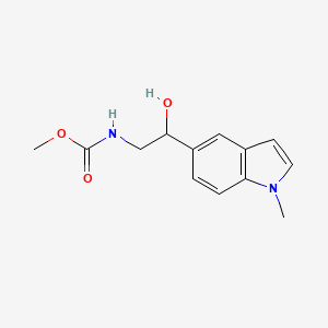 molecular formula C13H16N2O3 B3012490 methyl (2-hydroxy-2-(1-methyl-1H-indol-5-yl)ethyl)carbamate CAS No. 2034257-97-9