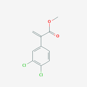 molecular formula C10H8Cl2O2 B3012565 Methyl 2-(3,4-dichlorophenyl)acrylate CAS No. 1254365-78-0