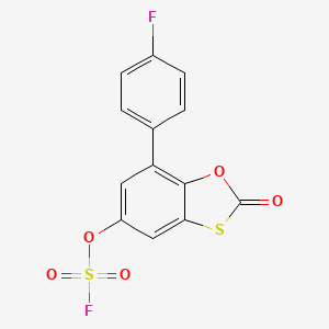 7-(4-Fluorophenyl)-5-fluorosulfonyloxy-2-oxo-1,3-benzoxathiole