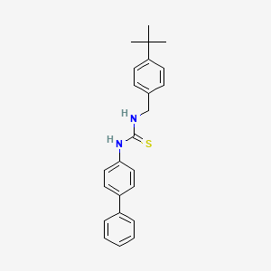 1-(Biphenyl-4-yl)-3-(4-tert-butylbenzyl)thiourea