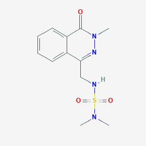 4-[(Dimethylsulfamoylamino)methyl]-2-methyl-1-oxophthalazine