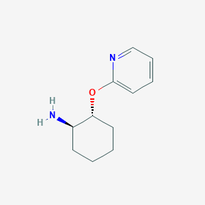(1R,2R)-2-pyridin-2-yloxycyclohexan-1-amine