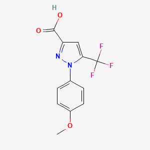 1-(4-Methoxyphenyl)-5-(trifluoromethyl)-1H-pyrazole-3-carboxylic acid