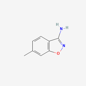 B3013036 6-Methylbenzo[d]isoxazol-3-amine CAS No. 1378699-89-8