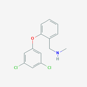 B3013100 {[2-(3,5-Dichlorophenoxy)phenyl]methyl}(methyl)amine CAS No. 1153460-92-4