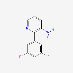 molecular formula C11H8F2N2 B3013206 2-(3,5-Diflrorophenyl)-pyridin-3-amine CAS No. 1368936-48-4
