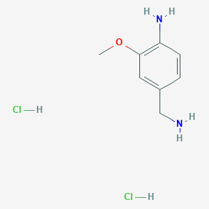 4-(Aminomethyl)-2-methoxyaniline dihydrochloride