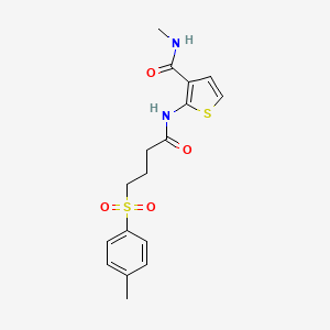 N-methyl-2-(4-tosylbutanamido)thiophene-3-carboxamide