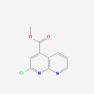 molecular formula C10H7ClN2O2 B3013374 Methyl 2-chloro-1,8-naphthyridine-4-carboxylate CAS No. 2243516-73-4