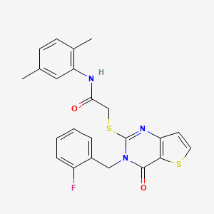 N-(2,5-dimethylphenyl)-2-{[3-(2-fluorobenzyl)-4-oxo-3,4-dihydrothieno[3,2-d]pyrimidin-2-yl]sulfanyl}acetamide