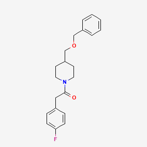 1-(4-((Benzyloxy)methyl)piperidin-1-yl)-2-(4-fluorophenyl)ethanone