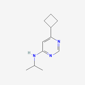 6-cyclobutyl-N-(propan-2-yl)pyrimidin-4-amine