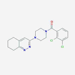 (2,3-Dichlorophenyl)(4-(5,6,7,8-tetrahydrocinnolin-3-yl)piperazin-1-yl)methanone