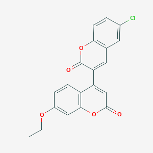4-(6-Chloro-2-oxochromen-3-yl)-7-ethoxychromen-2-one