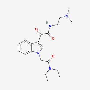 2-(1-(2-(diethylamino)-2-oxoethyl)-1H-indol-3-yl)-N-(2-(dimethylamino)ethyl)-2-oxoacetamide