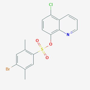 (5-Chloroquinolin-8-yl) 4-bromo-2,5-dimethylbenzenesulfonate