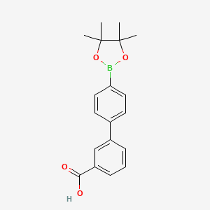 3-[4-(Tetramethyl-1,3,2-dioxaborolan-2-yl)phenyl]benzoic acid