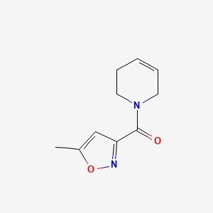 molecular formula C10H12N2O2 B3013477 1-(5-Methyl-1,2-oxazole-3-carbonyl)-1,2,3,6-tetrahydropyridine CAS No. 2319805-15-5