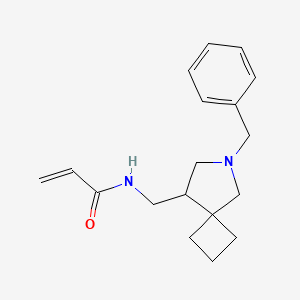 N-[(6-Benzyl-6-azaspiro[3.4]octan-8-yl)methyl]prop-2-enamide