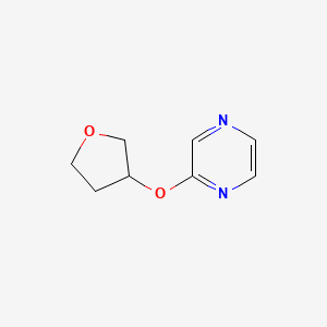 2-(Oxolan-3-yloxy)pyrazine