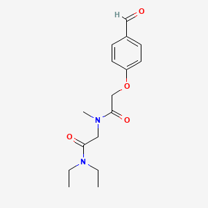 N,N-Diethyl-2-[[2-(4-formylphenoxy)acetyl]-methylamino]acetamide