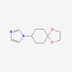 1-{1,4-dioxaspiro[4.5]decan-8-yl}-1H-imidazole