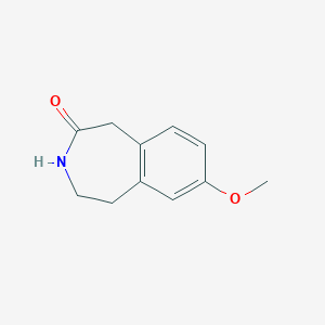 7-Methoxy-4,5-dihydro-1H-benzo[D]azepin-2(3H)-one