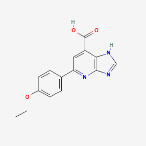 5-(4-ethoxyphenyl)-2-methyl-3H-imidazo[4,5-b]pyridine-7-carboxylic acid