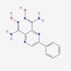 5-Phenylpyrazine-2,3-dicarboxamidoxime