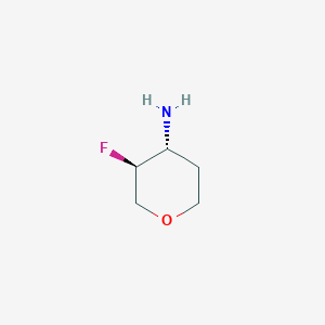 (3S,4R)-3-Fluorotetrahydro-2H-pyran-4-amine