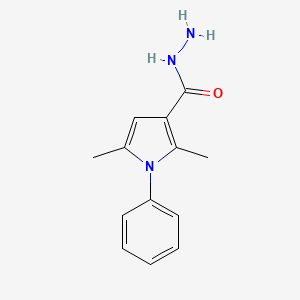 2,5-dimethyl-1-phenyl-1H-pyrrole-3-carbohydrazide