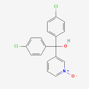 Bis(4-chlorophenyl)-(1-oxidopyridin-1-ium-3-yl)methanol