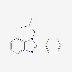 molecular formula C17H18N2 B3013595 1-(2-Methylpropyl)-2-phenylbenzimidazole CAS No. 477543-40-1