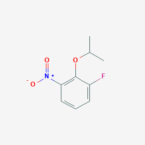 molecular formula C9H10FNO3 B3013605 1-Fluoro-2-isopropoxy-3-nitrobenzene CAS No. 1233955-78-6
