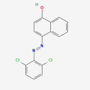 molecular formula C16H10Cl2N2O B3013643 4-(2,6-Dichlorophenylazo)-1-naphthol CAS No. 40881-79-6