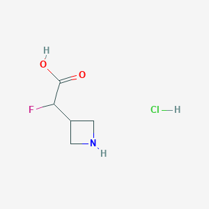 2-(Azetidin-3-yl)-2-fluoroacetic acid hydrochloride