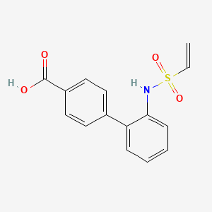4-[2-(Ethenylsulfonylamino)phenyl]benzoic acid