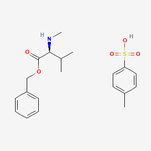 molecular formula C20H27NO5S B3013747 N-alpha-Methyl-L-valine benzyl ester P-tosylate CAS No. 174224-62-5; 42492-62-6
