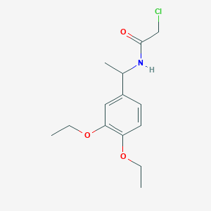 2-chloro-N-[1-(3,4-diethoxyphenyl)ethyl]acetamide