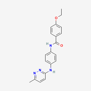 4-ethoxy-N-(4-((6-methylpyridazin-3-yl)amino)phenyl)benzamide