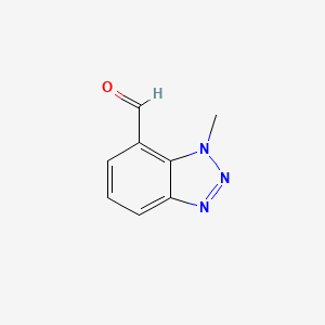 1-Methyl-1H-benzo[d][1,2,3]triazole-7-carbaldehyde