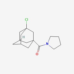 (3-Chloro-1-adamantyl)-pyrrolidin-1-ylmethanone