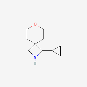 molecular formula C10H17NO B3013791 1-Cyclopropyl-7-oxa-2-azaspiro[3.5]nonane CAS No. 1820607-46-2